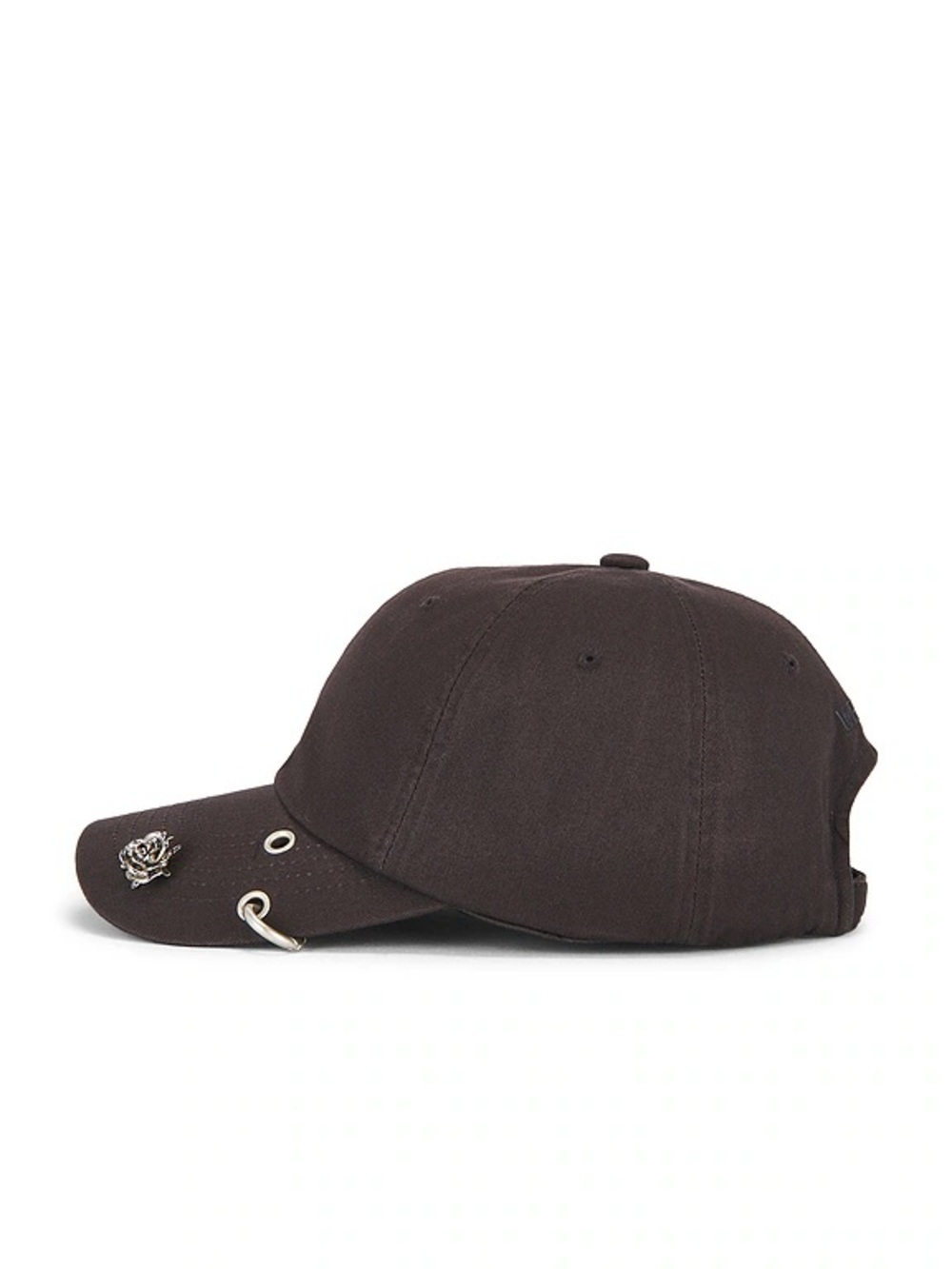 NWT WE11DONE Spike Rose Cap in Charcoal